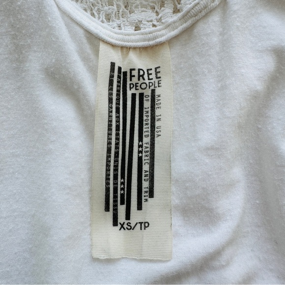 Free People Sleeveless Lace Mini Dress Back Cutout Ivory Wedding Party - Picture 4 of 13